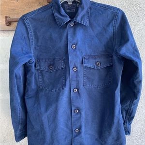 Blue Blue Japan Hand Dyed Indigo Overshirt